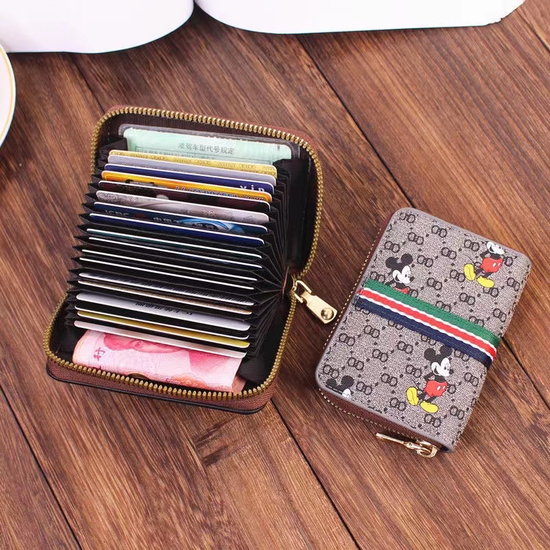 Ví Đựng Thẻ Siêu Mỏng Phong Cách Âu Mỹ Cho Nữ Giá Đỡ