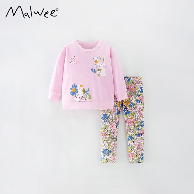 Bộ Áo Thun Tay Dài In Hình mickey / minnie / Hoạt Hình Dành Cho Bé Gái
