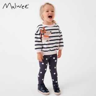 Bộ Áo Thun Tay Dài In Hình mickey / minnie / Hoạt Hình Dành Cho Bé Gái