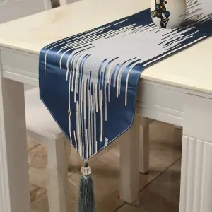 Khăn trải bàn thêu họa tiết phong cách Trung Hoa cổ điển sang trọng