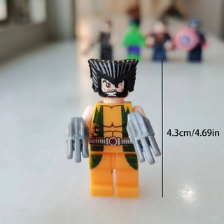 Mini Nhân Vật Người Nhện Minifigures Batman Đồ Chơi Quà Tặng Siêu Nhân Wolverine Thor Hulk Marvel Captain America