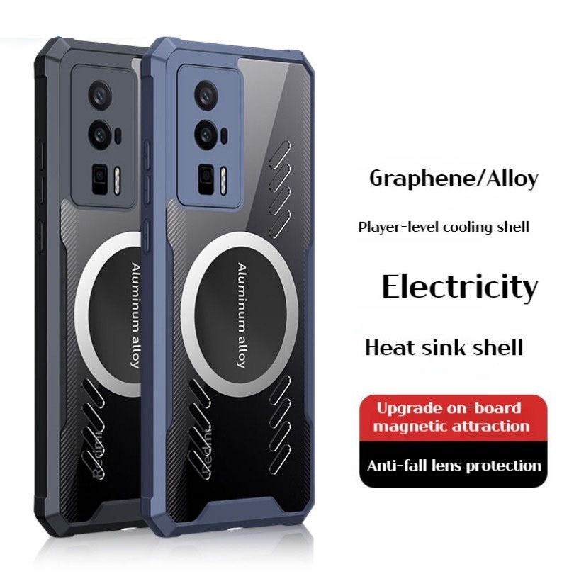 Ốp Điện Thoại Nam Châm Tản Nhiệt Chống Sốc Cho redmi k60 k50 pro redmi k60 k50 ultra k40 k40s k50 gaming k50g