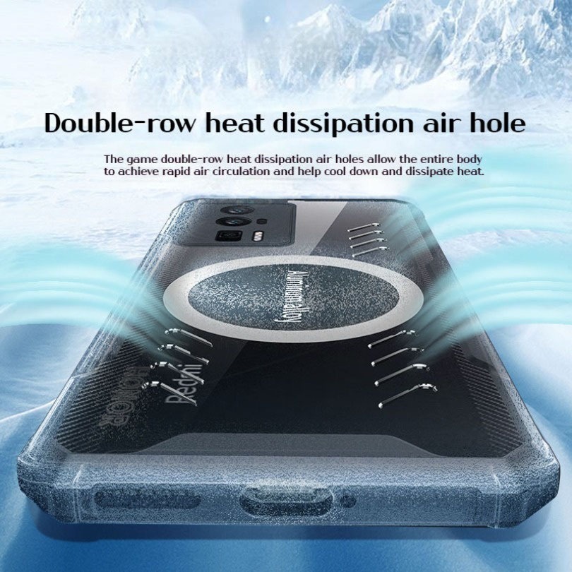 Ốp Điện Thoại Nam Châm Tản Nhiệt Chống Sốc Cho redmi k60 k50 pro redmi k60 k50 ultra k40 k40s k50 gaming k50g