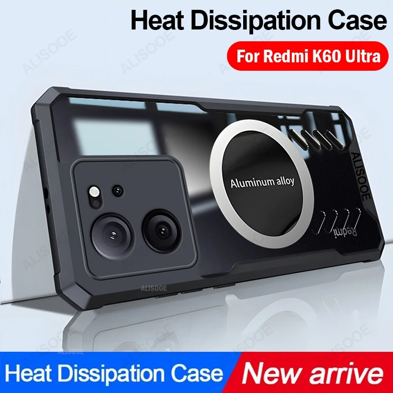 Ốp Điện Thoại Nam Châm Tản Nhiệt Chống Sốc Cho redmi k60 k50 pro redmi k60 k50 ultra k40 k40s k50 gaming k50g