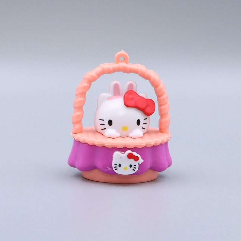 Set 5 Mô Hình Nhân Vật Phim Hoạt Hình sanrio kuromi hello kitty 5.5cm