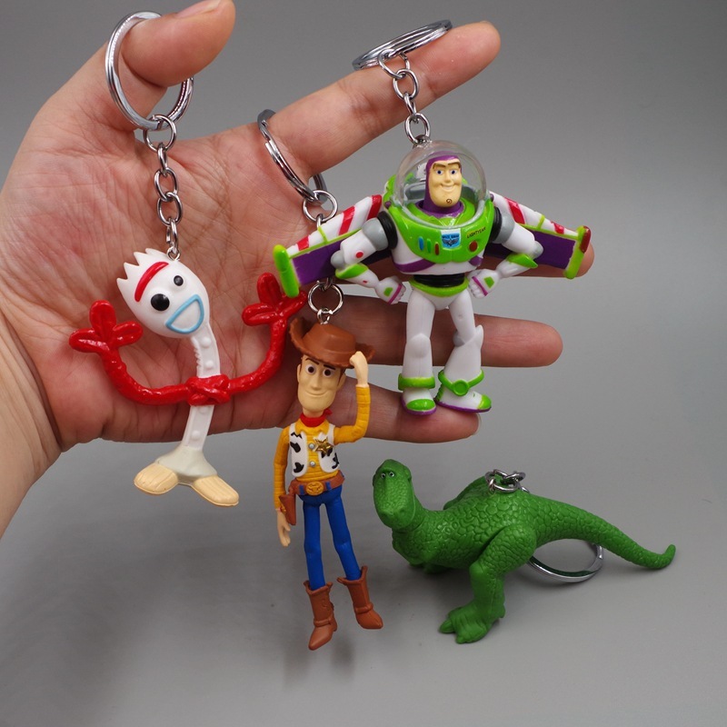 Set 4 Móc Khóa Mô Hình Nhân Vật Phim toy story 5-8cm