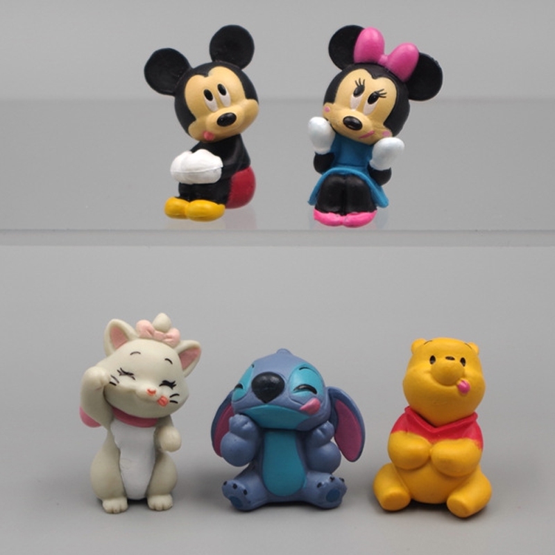 Bộ 5 Mô Hình Nhân Vật Phim Hoạt Hình disney Bằng pvc