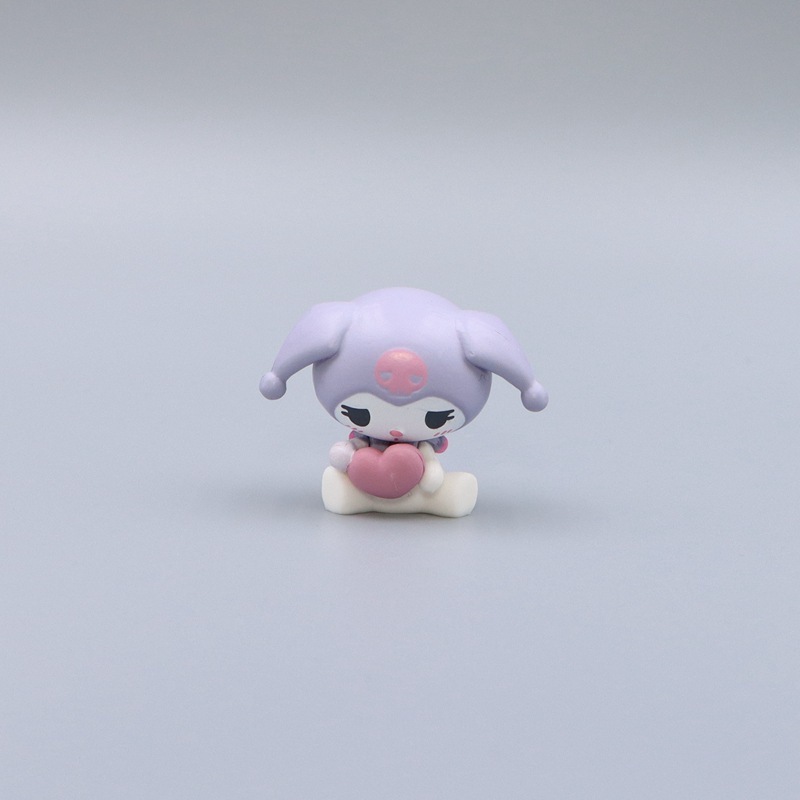 SANRIO Bộ 5 Mô Hình Nhân Vật Phim Hoạt Hình my melody kuromi little devil Bằng pvc
