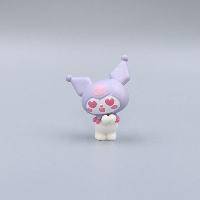 SANRIO Bộ 5 Mô Hình Nhân Vật Phim Hoạt Hình my melody kuromi little devil Bằng pvc