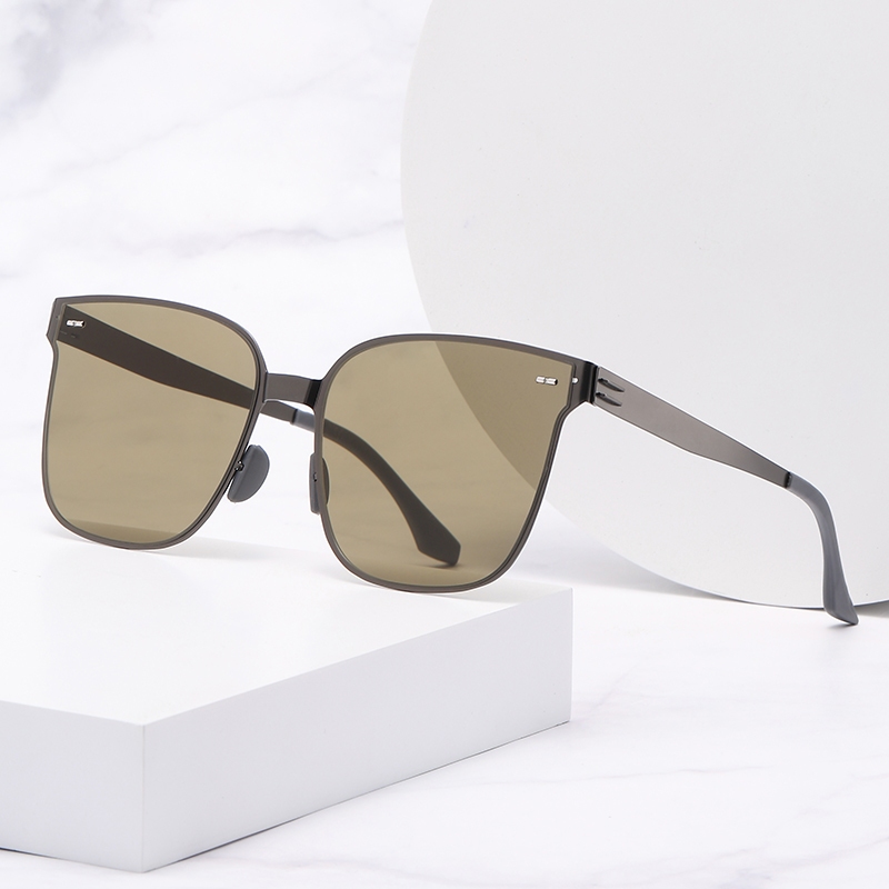 Veithdia Kính Mát Gọng Vuông Kim Loại js8578 Đa Năng Thời Trang Cho Nam Và Nữ