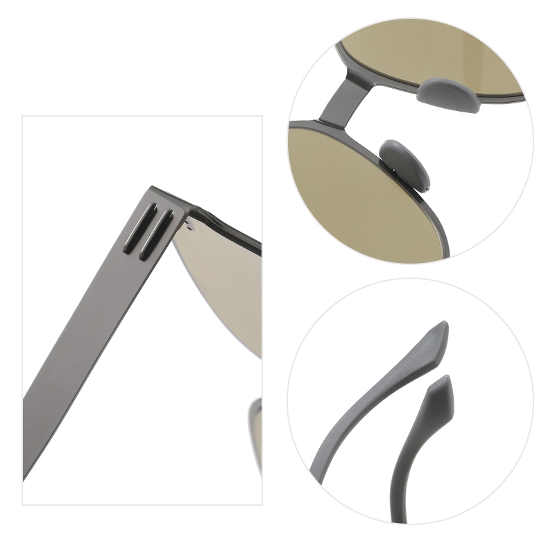 Veithdia Kính Mát Gọng Vuông Kim Loại js8578 Đa Năng Thời Trang Cho Nam Và Nữ