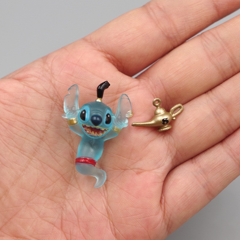 Set 6 Mô Hình Nhân Vật Phim Hoạt Hình lilo & stitch 2-4cm