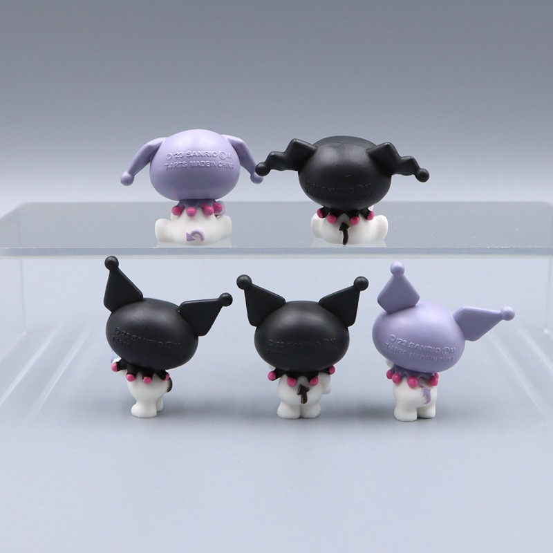 SANRIO Bộ 5 Mô Hình Nhân Vật Phim Hoạt Hình my melody kuromi little devil Bằng pvc