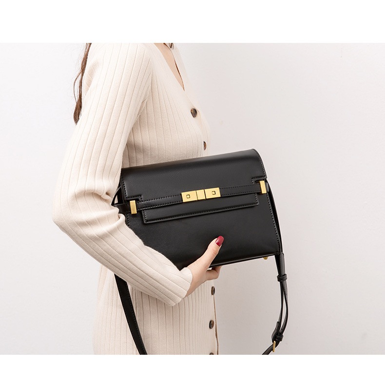 Manhattan Lady Kraft Tote Túi thời trang Crocodile sọc một vai Bag