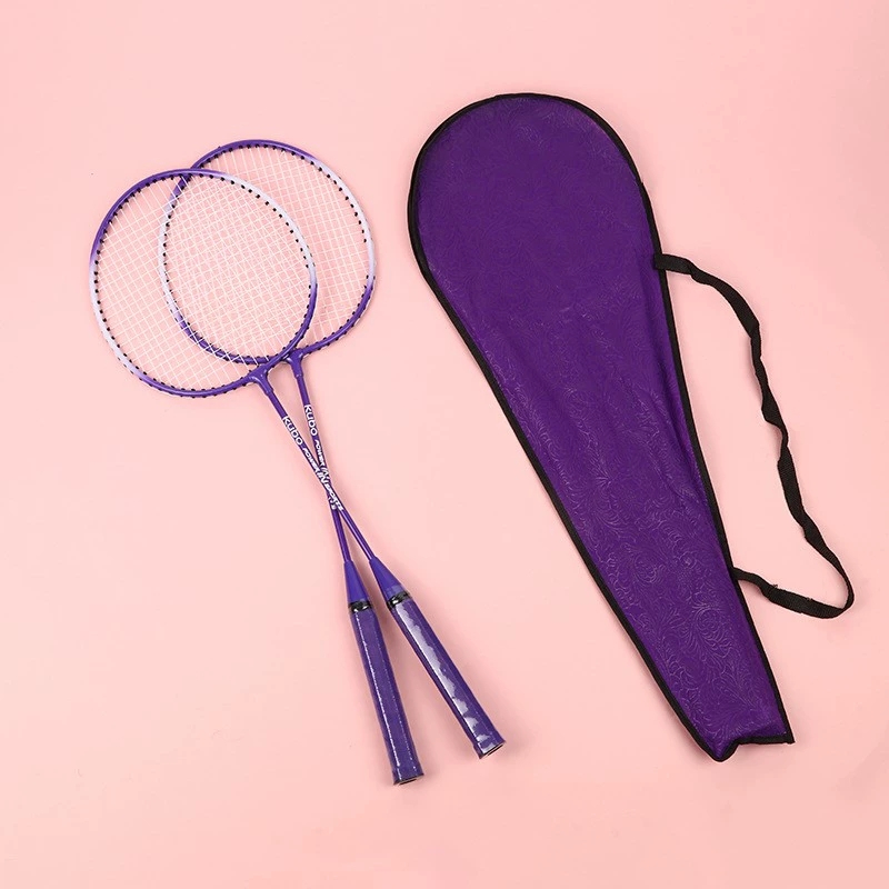 Bán hàng nóng Vợt Cầu Lông 2 Người Chơi Siêu Nhẹ Chia Tay Cầm Hợp Kim Sắt Bộ Cho Trẻ Em Mới Bắt Đầu