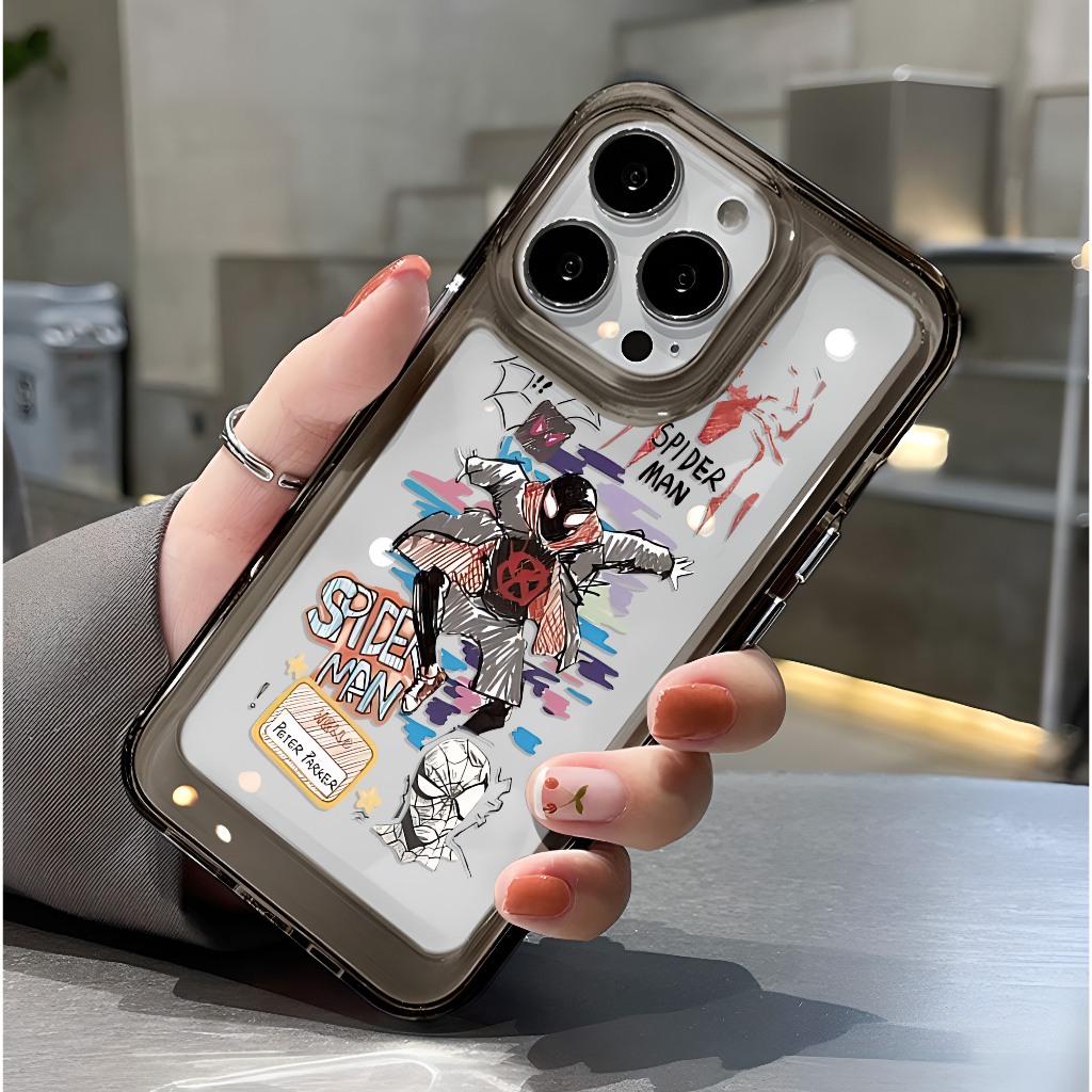 Ôp Điện Thoại vivo Dẻo Hình Spiderman Cho y21 y20 y17 y15a y16 y1s vivo y22 y51 2020 95 y19 y50 v23e y02 v25 y35 v20 v25 pro Ốp