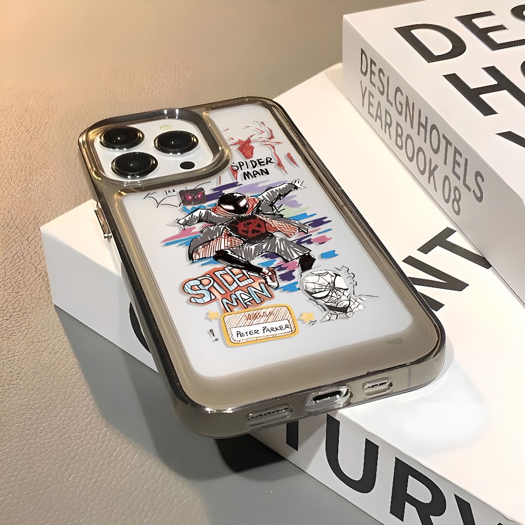 Ôp Điện Thoại vivo Dẻo Hình Spiderman Cho y21 y20 y17 y15a y16 y1s vivo y22 y51 2020 95 y19 y50 v23e y02 v25 y35 v20 v25 pro Ốp