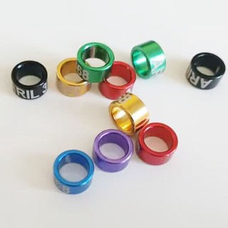 20 Chiếc 10 Mm Bồ Câu Lớn Nhẫn Chân Y2024 + Số 10 / 8 Mm Chim Tùy Chỉnh Cá Tính Thẳng Nhôm Chân Nhẫn Dove Bay Huấn Luyện Chân Nhẫn