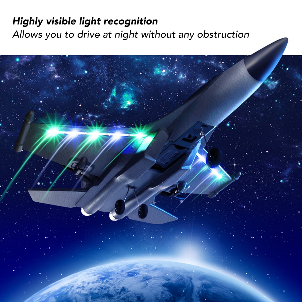 Máy Bay Điều Khiển Từ Xa Có Đèn led Cho Trẻ Em (camouf