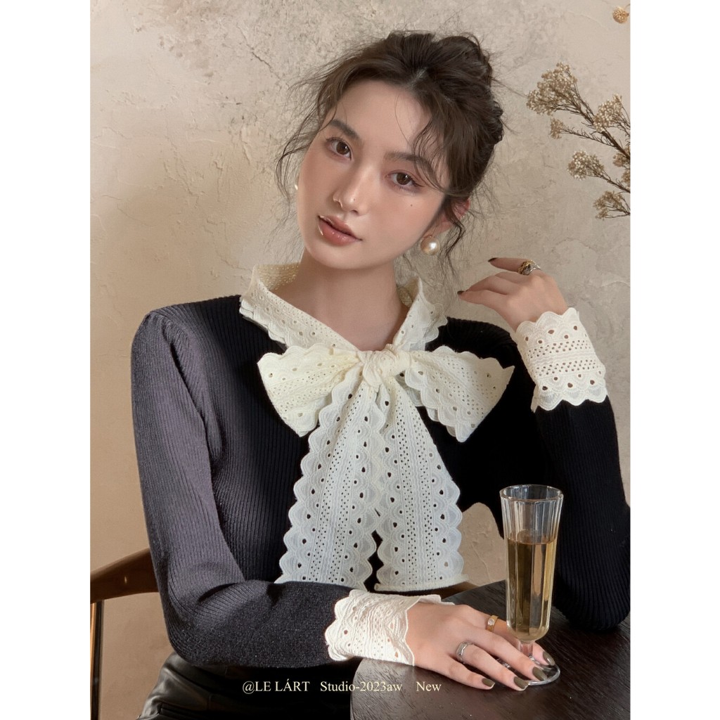 QADCOL Áo sweater Thiết Kế Mới Thời Trang Mùa Đông Theo Phong Cách Hàn Quốc