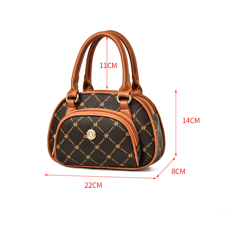 Túi Xách Đeo Vai In Họa Tiết Thời Trang Cho Phụ Nữ Trung Niên