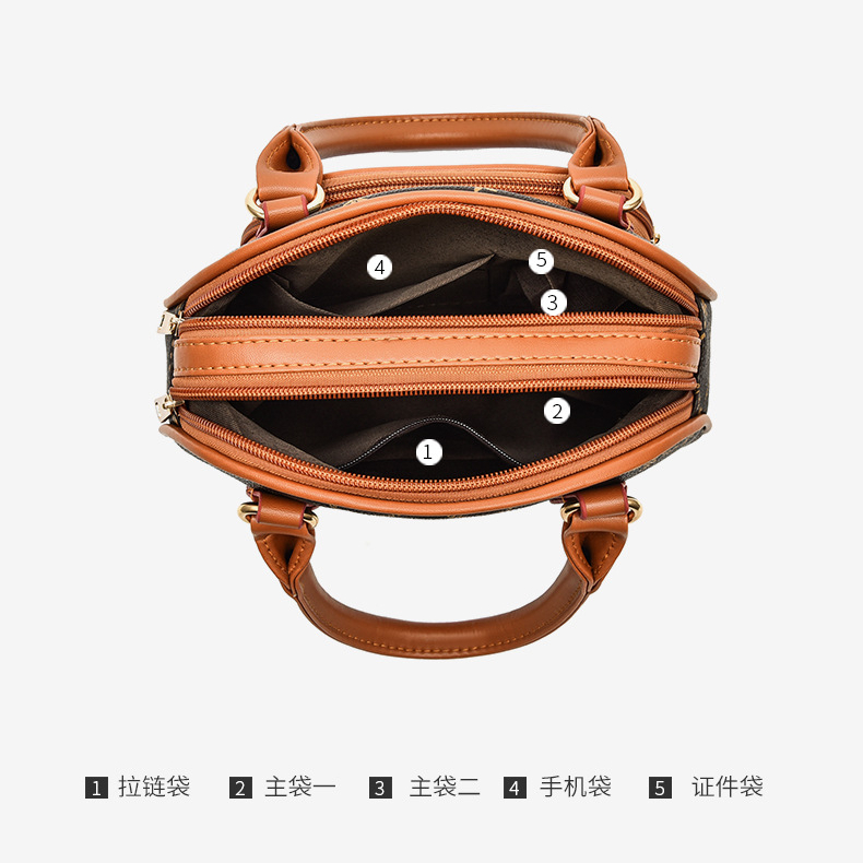 Túi Xách Đeo Vai In Họa Tiết Thời Trang Cho Phụ Nữ Trung Niên