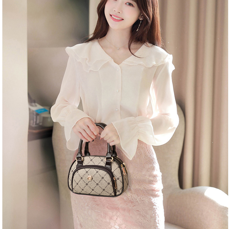 Túi Xách Đeo Vai In Họa Tiết Thời Trang Cho Phụ Nữ Trung Niên