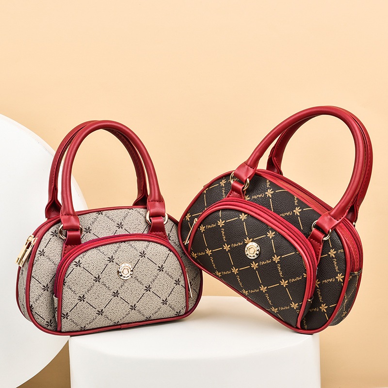 Túi Xách Đeo Vai In Họa Tiết Thời Trang Cho Phụ Nữ Trung Niên