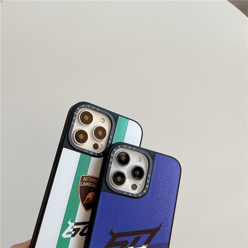 LAMBORGHINI Casetifg Ốp Điện Thoại Tráng Gương Họa Tiết Cá Heo Cho iphone 15 pro max 14 13 pro 12 11 pro max