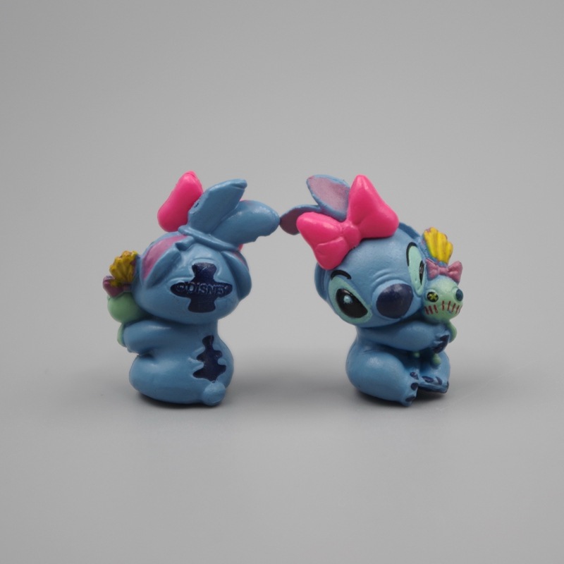 1 Mô Hình Nhân Vật Phim Hoạt Hình lilo & stitch 2.3cm Bằng pvc