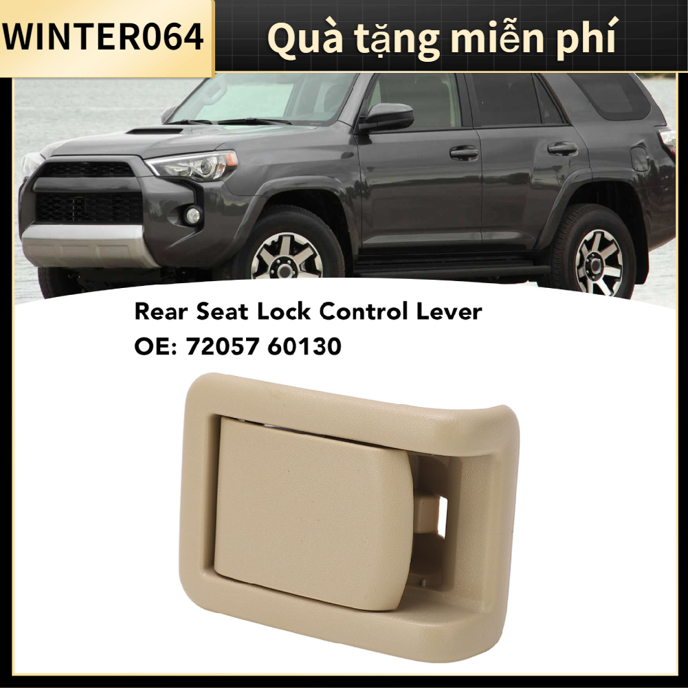 Ghế Sau Cần Điều Khiển Chỉnh Tay Cầm Chốt 72057 60130 Thay Thế Cho Xe Toyota 4runner GX400 GX460 Land Cruiser Prado Winter064