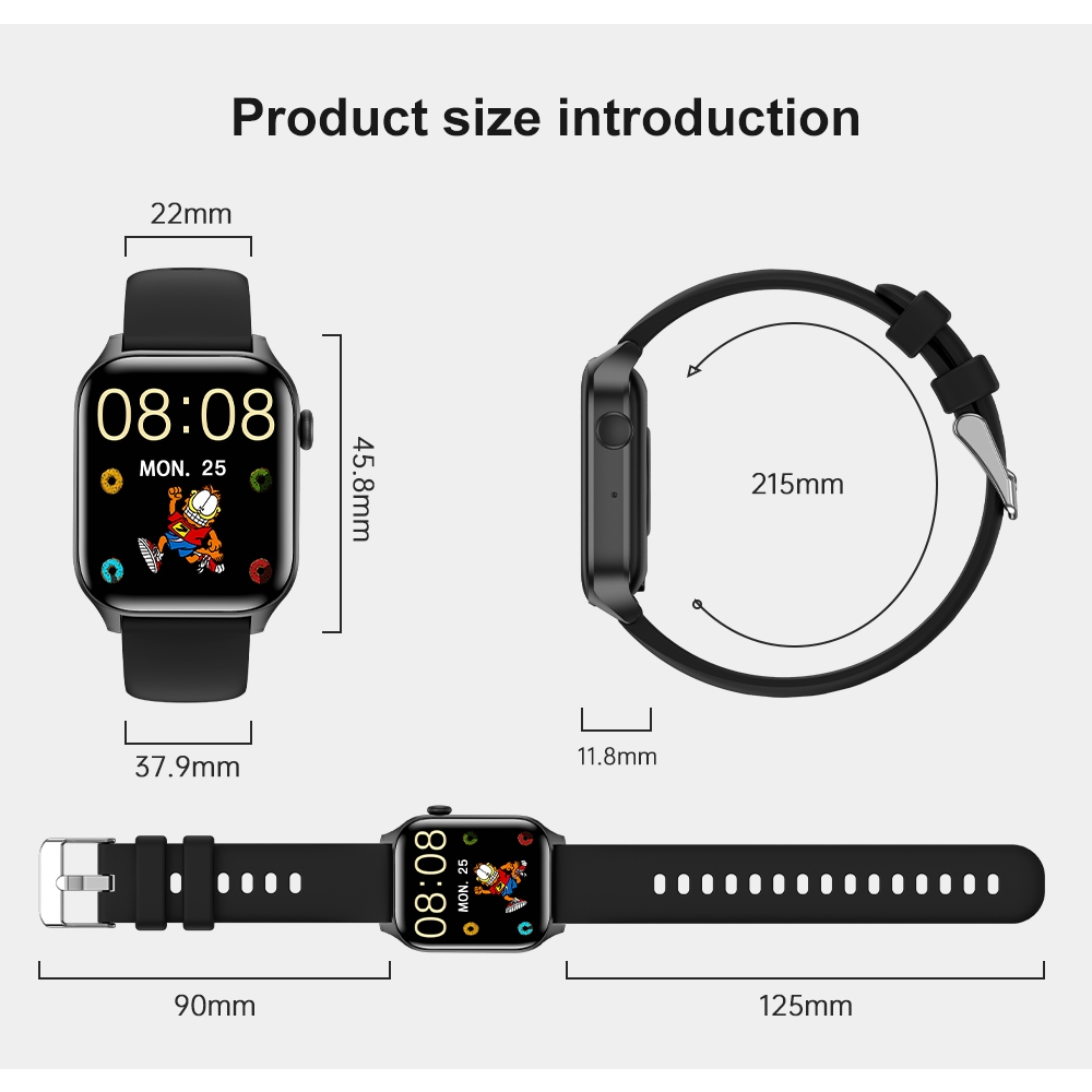 Đồng Hồ Thông Minh Chống Thấm Nước Màn Hình Cảm Ứng Cho Nam Nữ