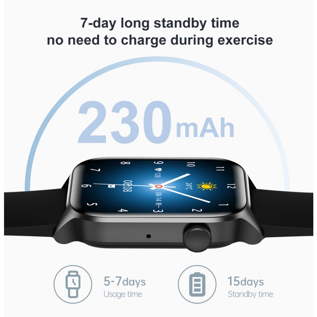 Đồng Hồ Thông Minh Chống Thấm Nước Màn Hình Cảm Ứng Cho Nam Nữ