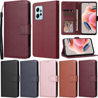 Sang trọng bao da điện thoại pu dạng ví nắp lật cho xiaomi redmi note 12 4g note 12r note 12 pro 5g note 11 pro note 11 4g note 12s 4g ốp