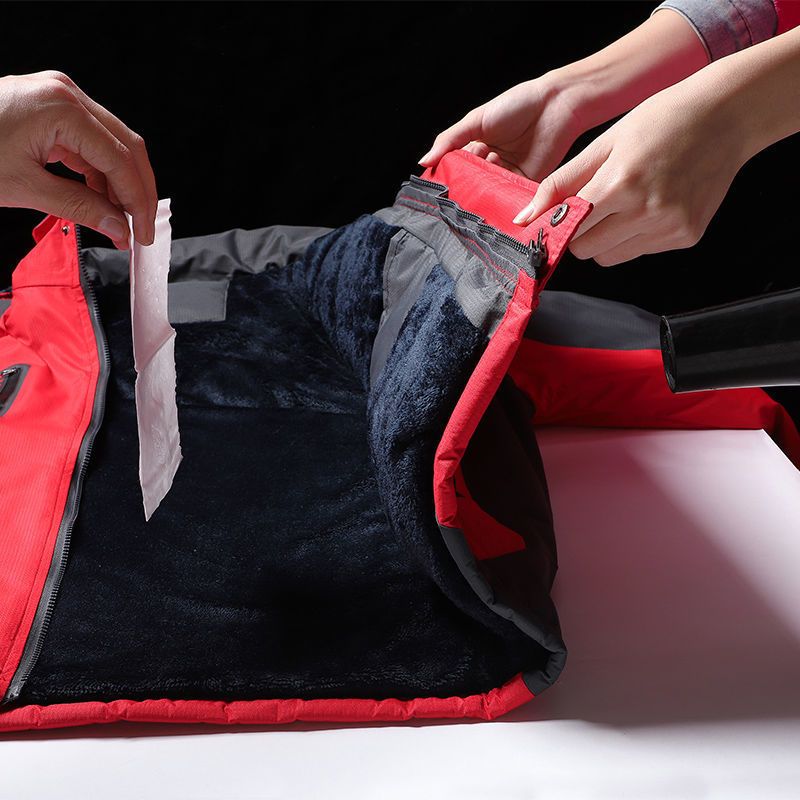 Áo Khoác cotton Phối Nhung Dày Ấm Áp Cá Tính Cho Nam Mùa Đông