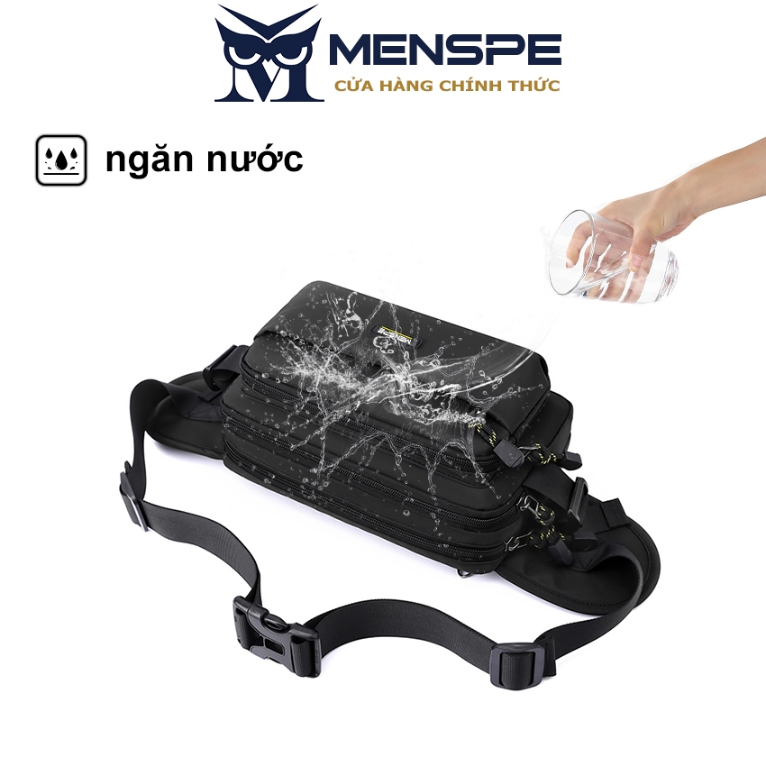 Túi đeo chéo ngực MENSPE chống thấm nước phong cách đường phố cá tính cho nam