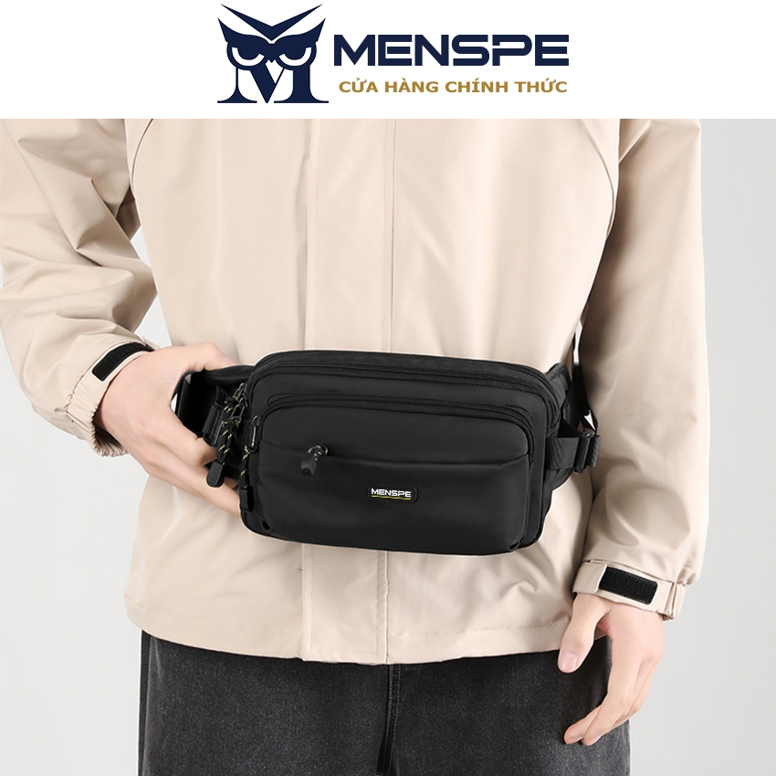 Túi đeo chéo ngực MENSPE chống thấm nước phong cách đường phố cá tính cho nam