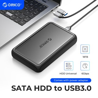 Vỏ ổ cứng ORICO 3.5 "Type-C 5Gbps SATA sang USB3.0 USB3.1 HDD cho SSD HDD PC Laptop Kim loại + Tản nhiệt ABS (DDL35)