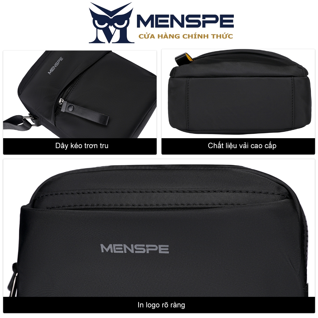 Túi đeo chéo MENSPE chống nước thời trang dành cho nam