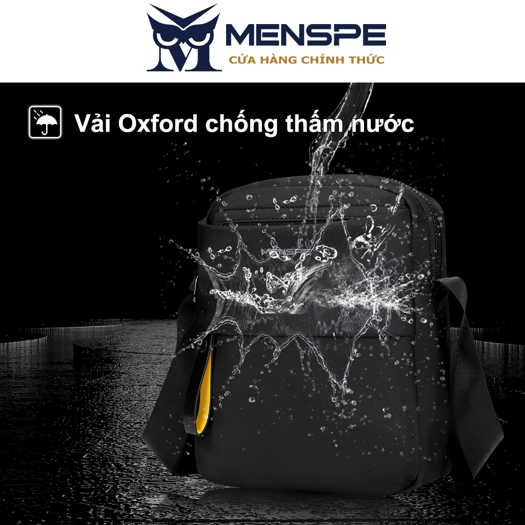 Túi đeo chéo MENSPE chống nước thời trang dành cho nam