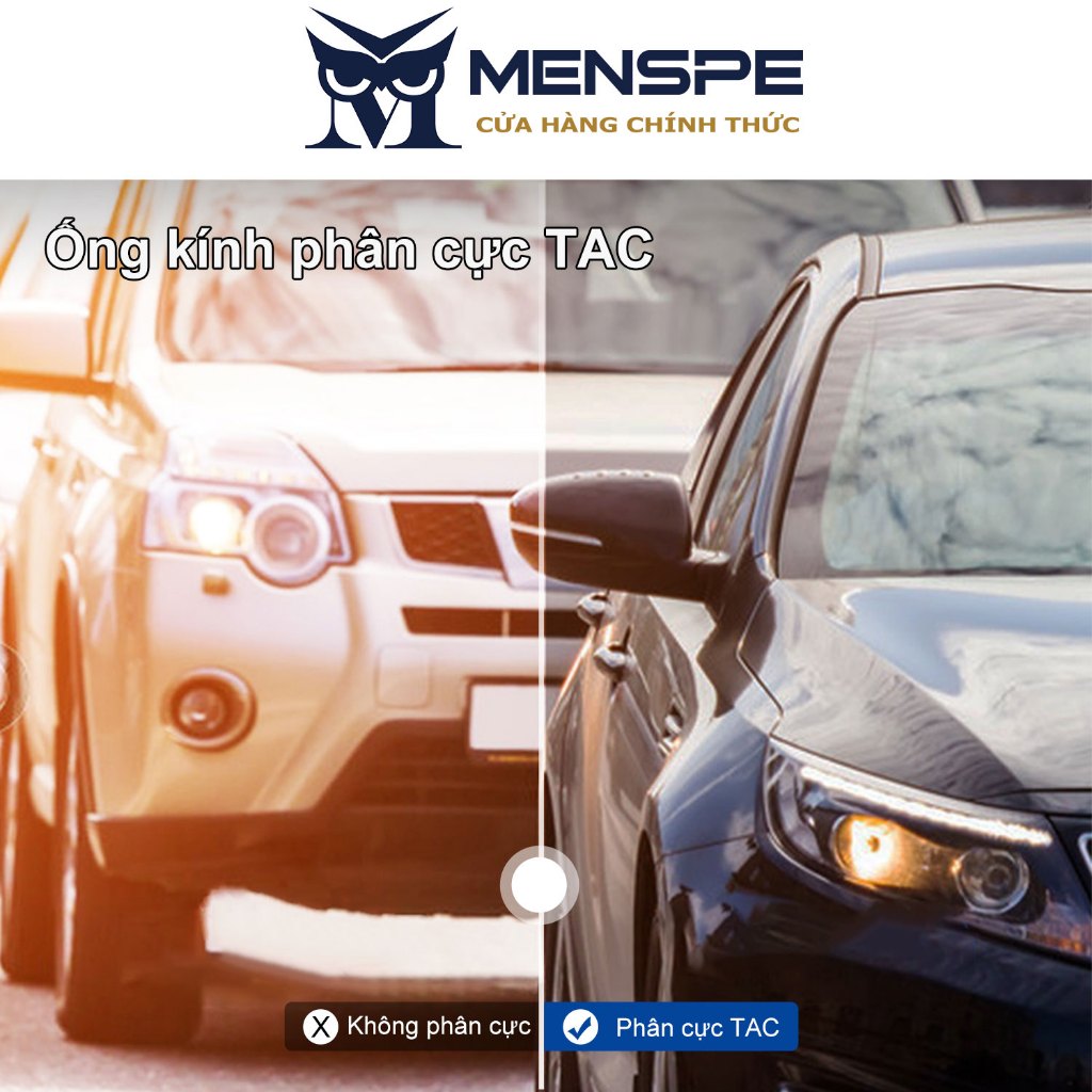 Kính mát phân cực MENSPE chống tia UV có thể gập lại khi lái xe câu cá cho nam