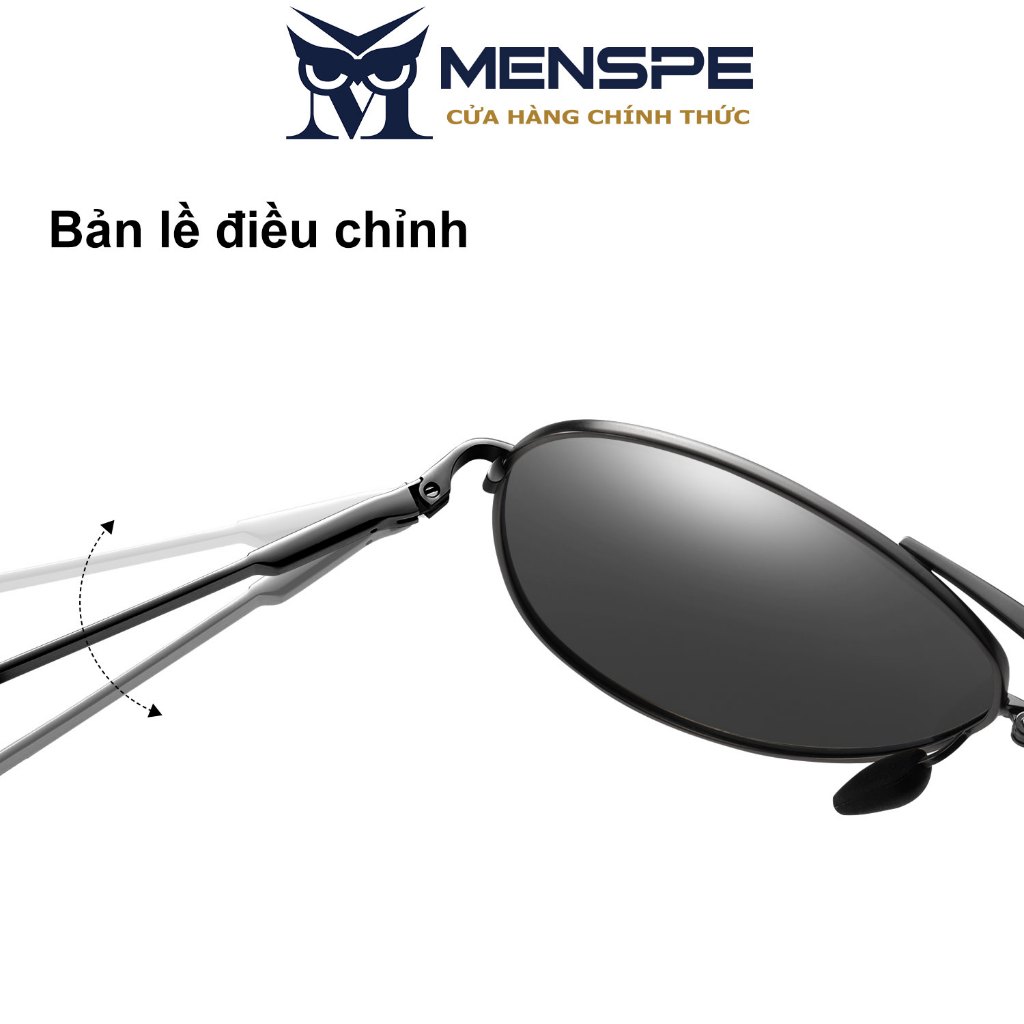 Kính mát phân cực MENSPE chống tia UV có thể gập lại khi lái xe câu cá cho nam