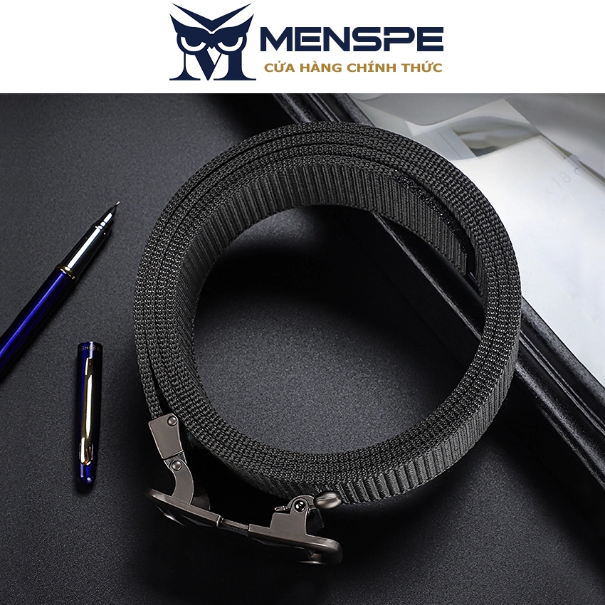 Thắt lưng nylon MENSPE khóa cài tháo lắp nhanh phong cách quân đội cho nam