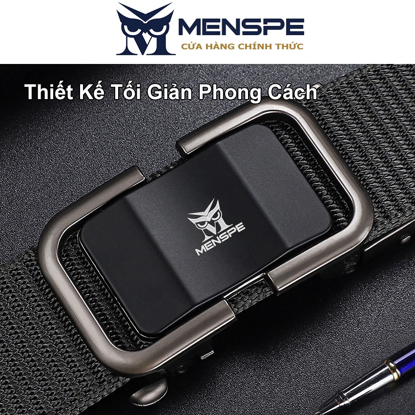 Thắt lưng nylon MENSPE khóa cài tháo lắp nhanh phong cách quân đội cho nam