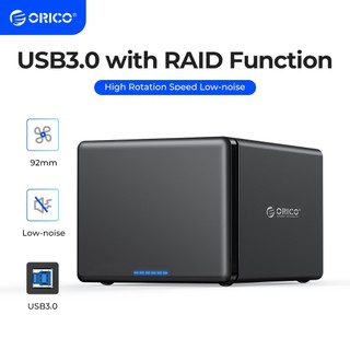 Hộp đựng ổ cứng ngoài orico 3.5 inch 2 / 4 / 5 bay type c hdd 5gbps hdd hỗ trợ 80tb