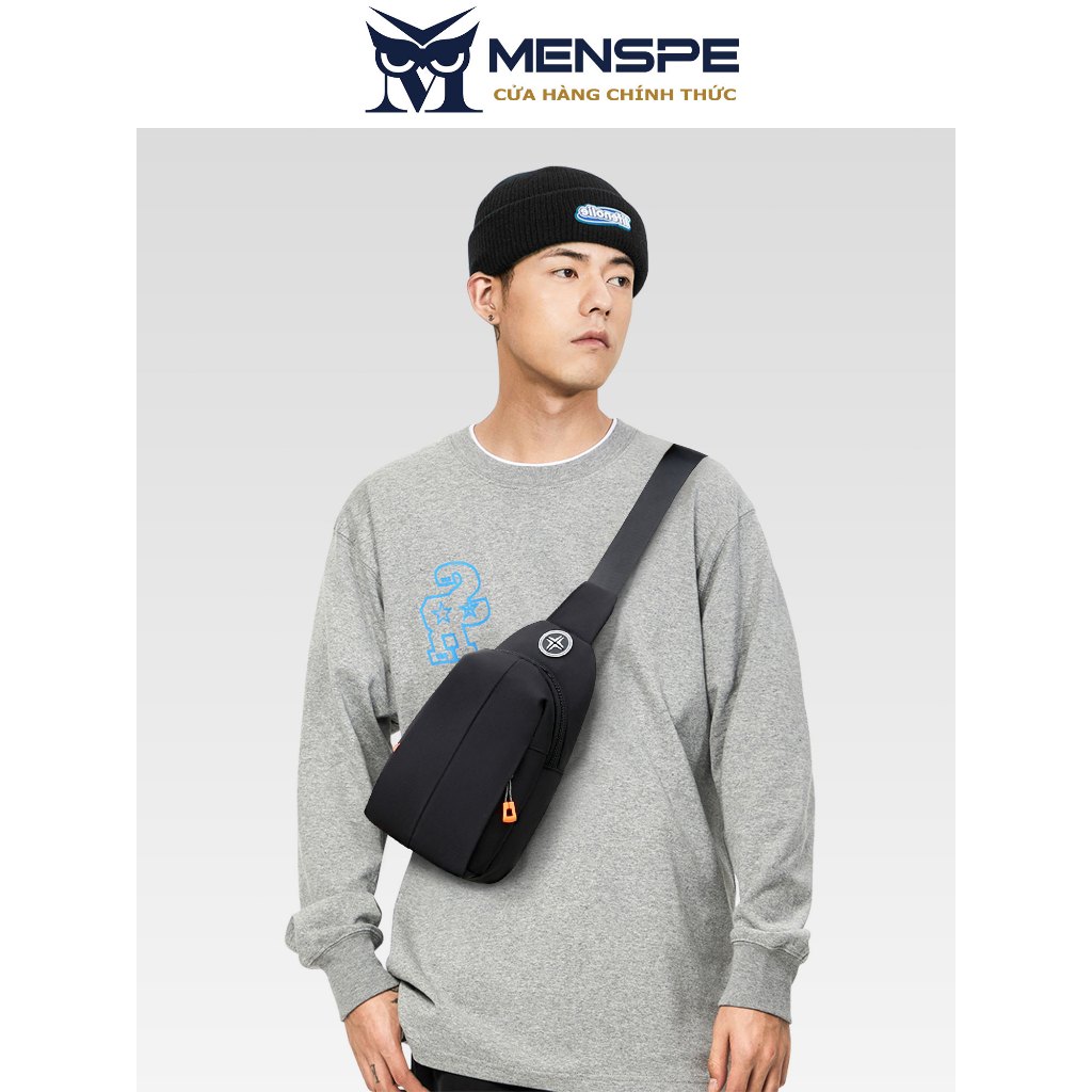 Túi thể thao MENSPE đeo chéo ngực chống thấm nước thời trang cho nam