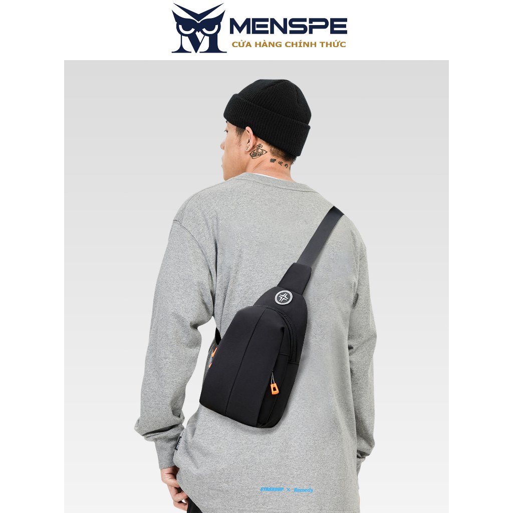 Túi thể thao MENSPE đeo chéo ngực chống thấm nước thời trang cho nam