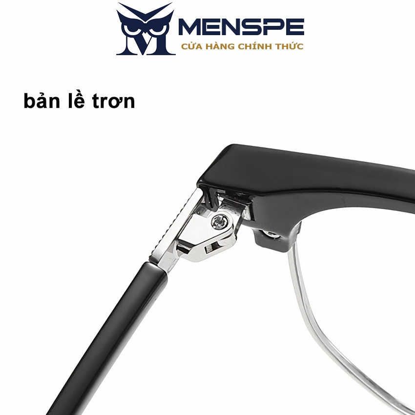 Kính mát MENSPE gọng bán nguyệt chống ánh sáng xanh thời trang cho nam