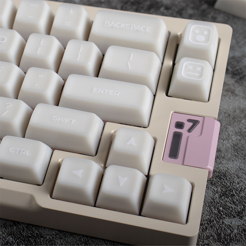 Gmk Bàn Phím Cơ 160 Phím Màu Trắng Tuyết Trong Mờ Cho alice layout mx