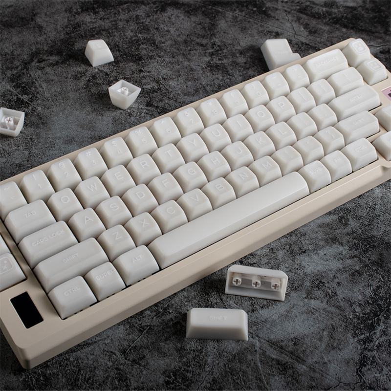 Gmk Bàn Phím Cơ 160 Phím Màu Trắng Tuyết Trong Mờ Cho alice layout mx